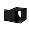 Alpine Industries Black Acrylic Tissue Box Containers for Home or Business, PK3 ALP407-BLK-3pk - alternate 2